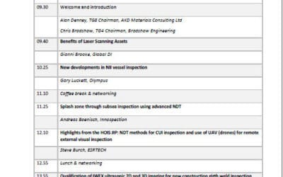 Joint Offshore Energy and NDT Technical Group MeetingNon‐Destructive Testing and Inspection in the Offshore Energy Industry