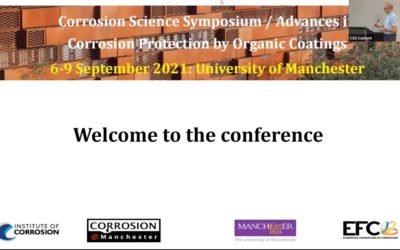 Corrosion Science Symposium – 6-9 Sept 2021