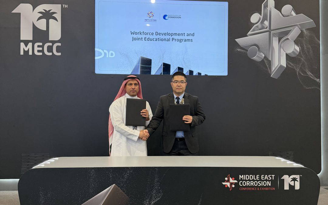 ICorr and MEA of Saudi Arabia Signed Memorandum of Understanding to Strengthen International Collaboration in Corrosion Engineering