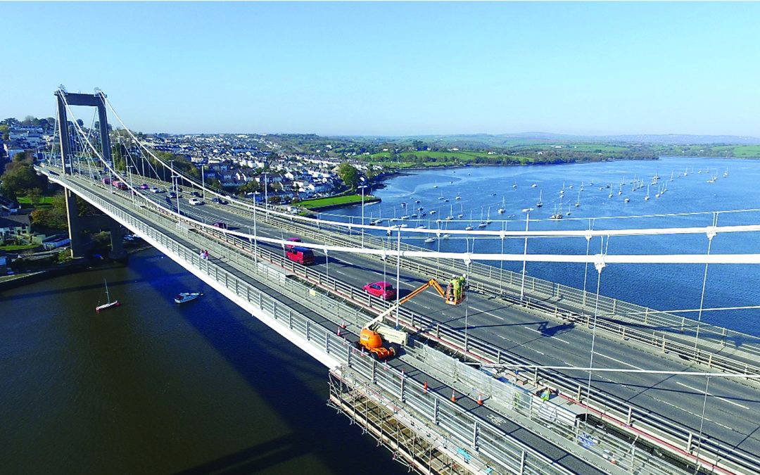 Atmospheric Corrosion Control for Exposed Bridge Structures   – A Case Study of Tamar Bridge, UK
