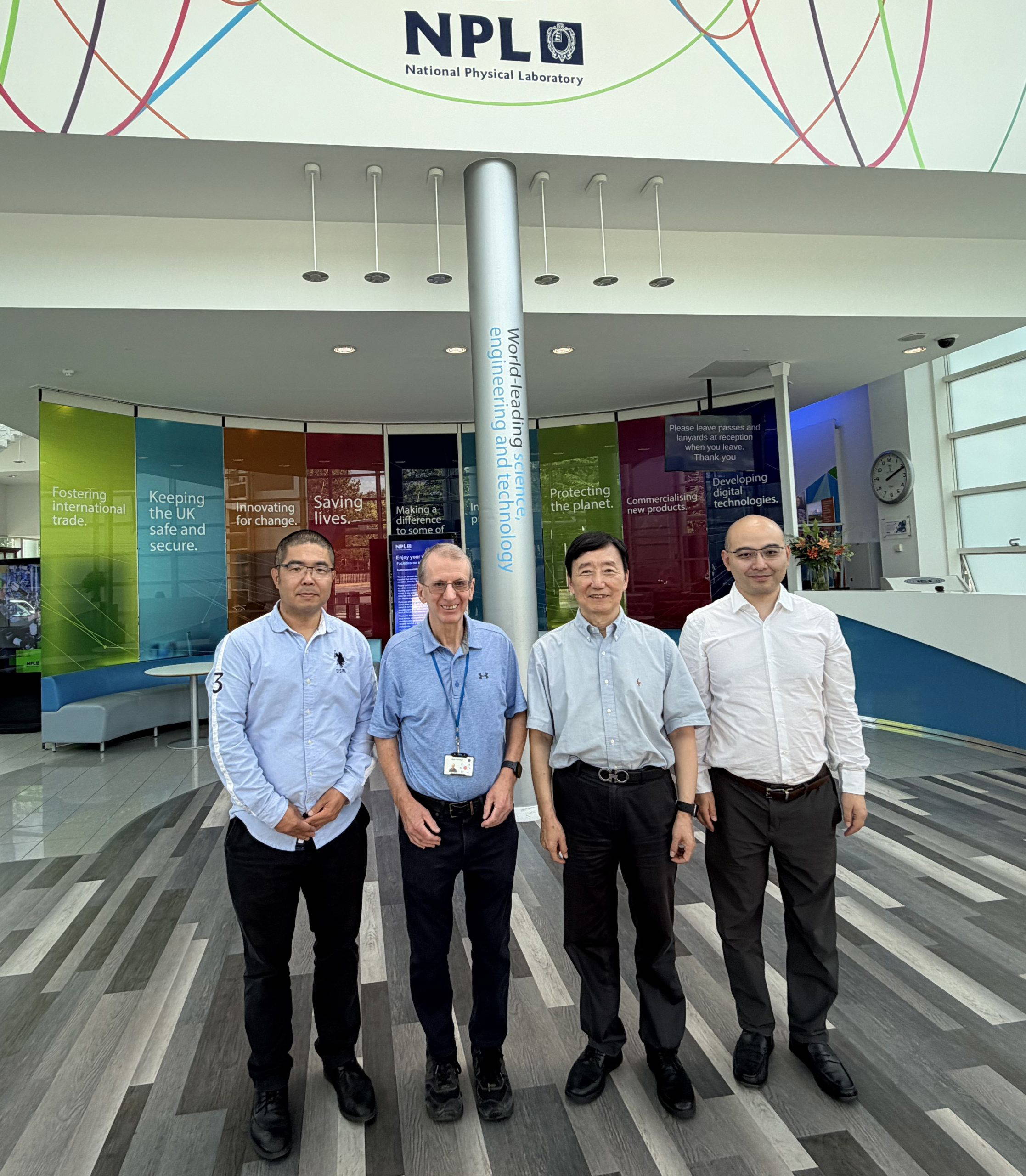 1 Chinese Scholars Delegation at NPL, London