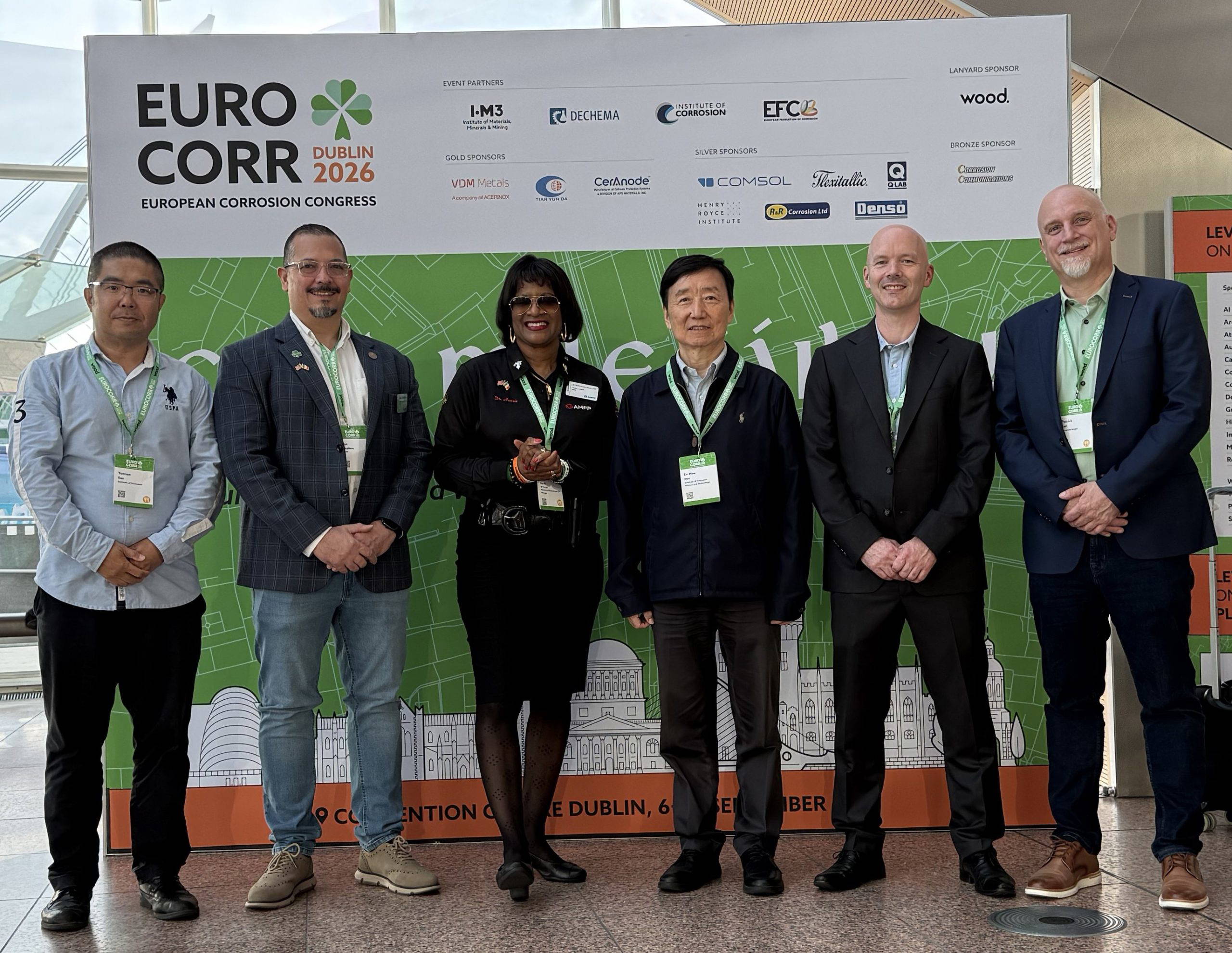 5 Presidents and senior leaders of international corrosion organisations meet during EUROCORR 2026 in Dublin